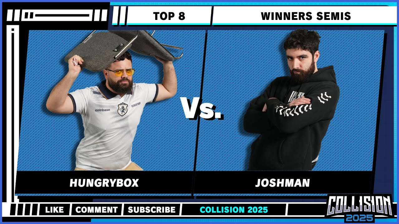 Collision 2025 - Hungrybox (Jigglypuff) vs Joshman (Fox) - Top 8 - W. Semis - Super Smash Bros Melee