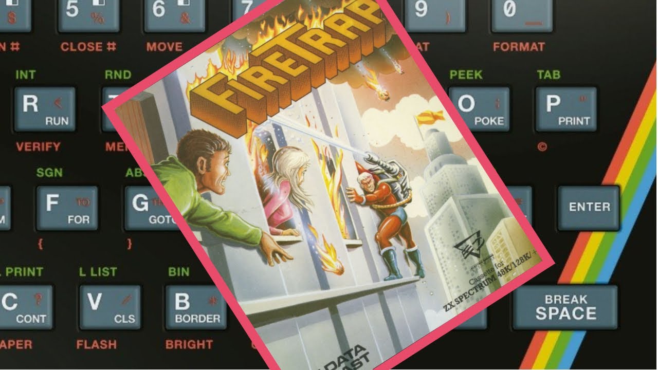 FIRETRAP - ZX Spectrum - Electric Dreams - Para los que Siempre Quisieron ser Spiderman y Bomberos.