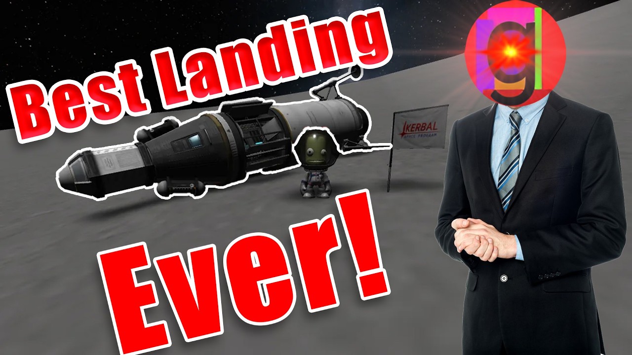 Landing on the Moon In Kerbal Space Program