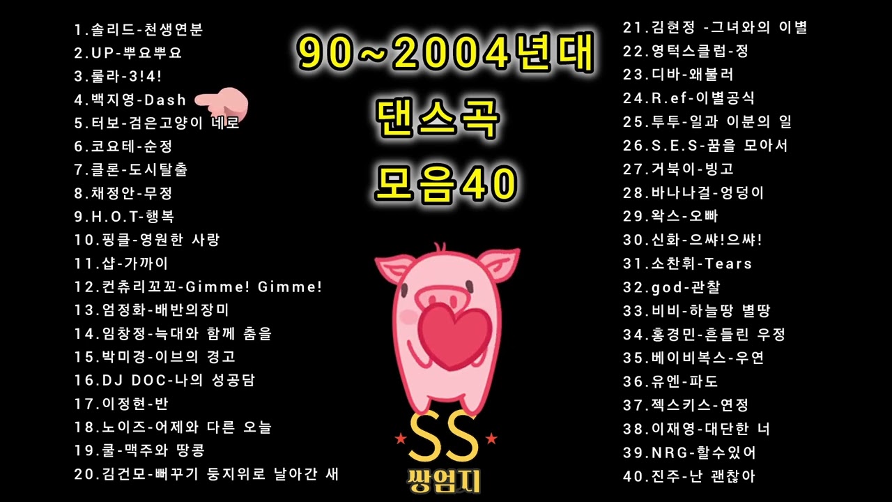 탑골공원 인기가요! 90년대~2004년대 히트곡💯 신나는 댄스음악 40곡 연속듣기| 운동, 드라이브 할때 듣는 옛날 댄스곡