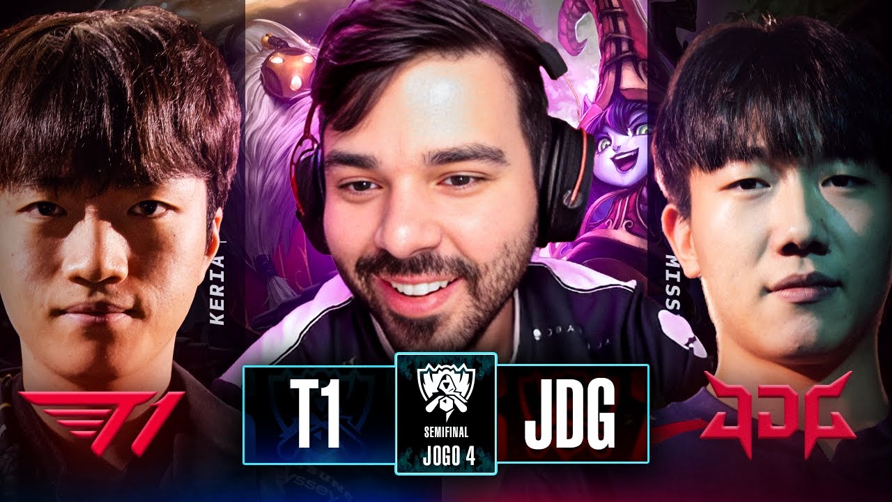 T1 x JDG | Jogo 4 - SEMIFINAL | Worlds 2023