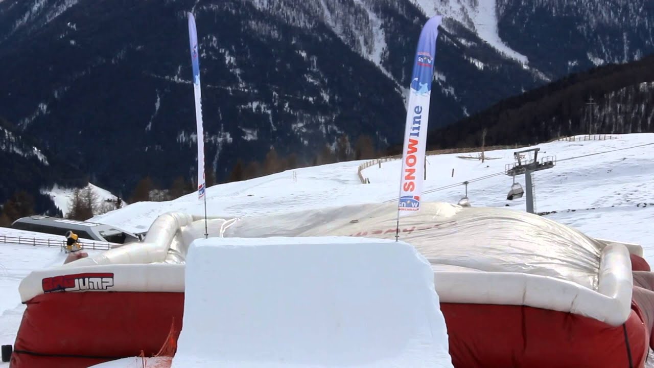 Schwemmalm winter Bagjump Opening day 2016 (ski training-doubles,spins...)