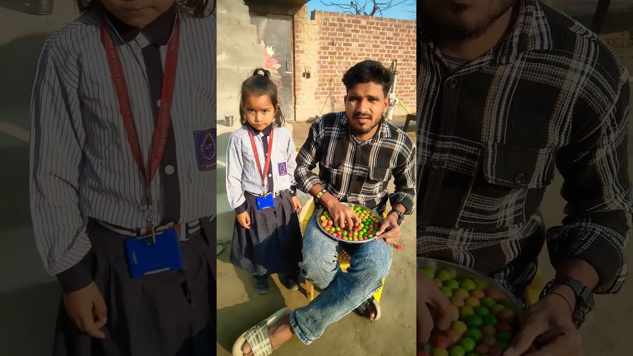 Kavya aur Papa ne khilayenge Lahari ko mungfali short video...