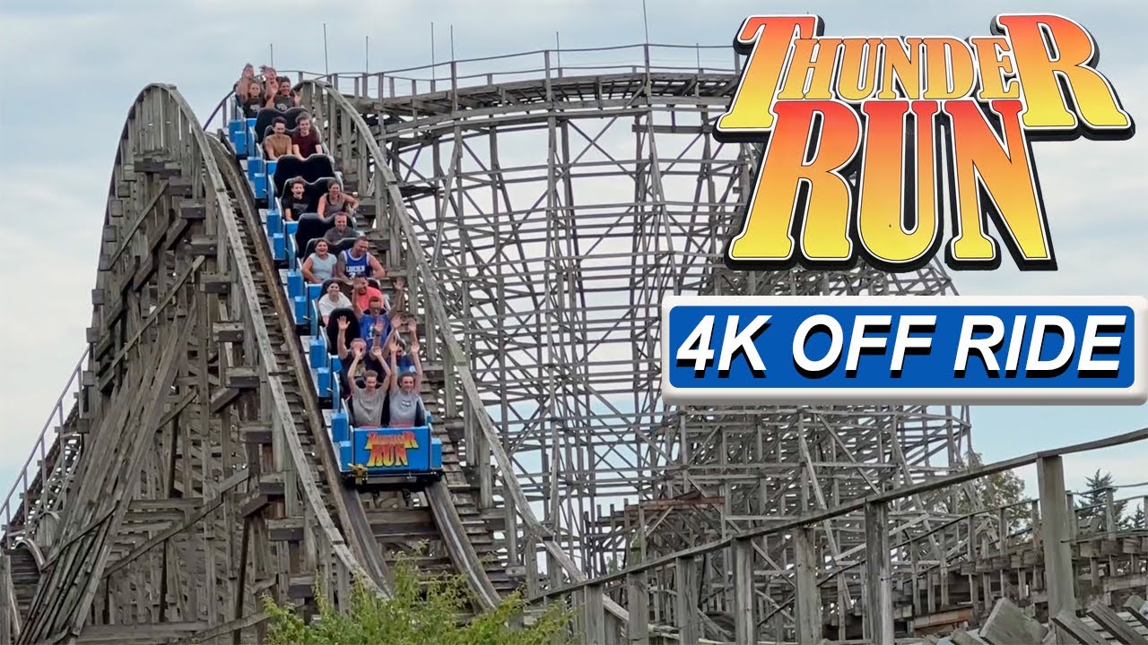 Thunder Run (4K OFF Ride POV)- Kentucky Kingdom, Lousiville, KY