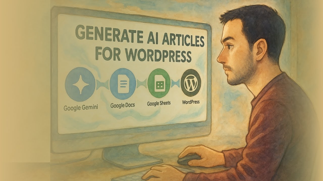 Generate AI Articles for Wordpress using Automation and Make.com