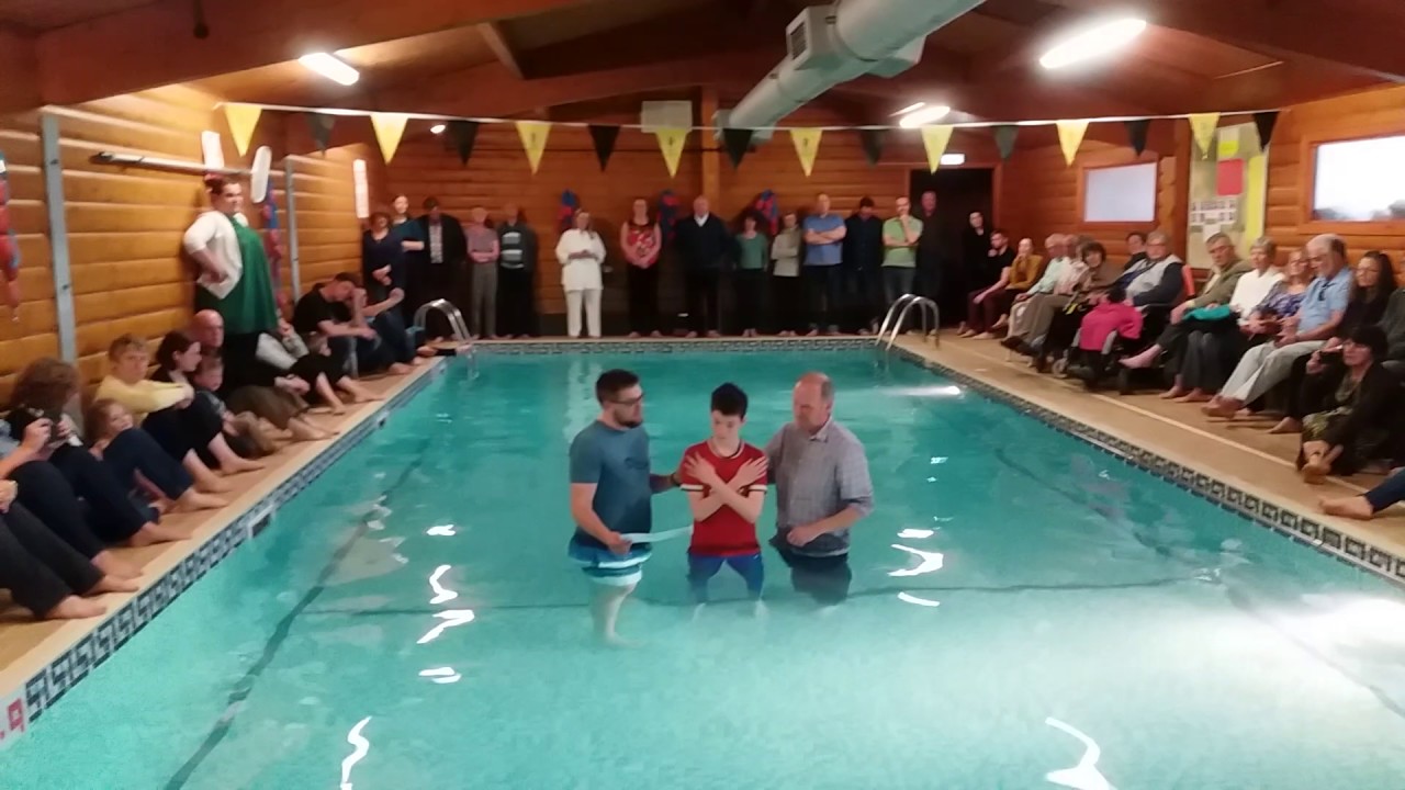 Matt's Baptism - Watchet Baptist Church Easter 2017