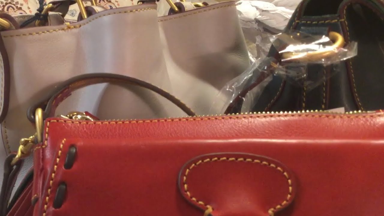 Unboxing three Dooney and Bourke Florentine bags haul