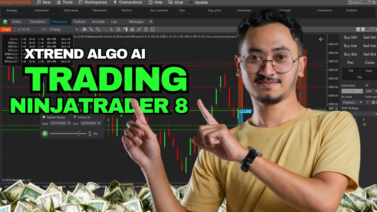 Advanced Algorithmic Trading System with ML/AI, NinjaTrader Integration & Real-time Analytics