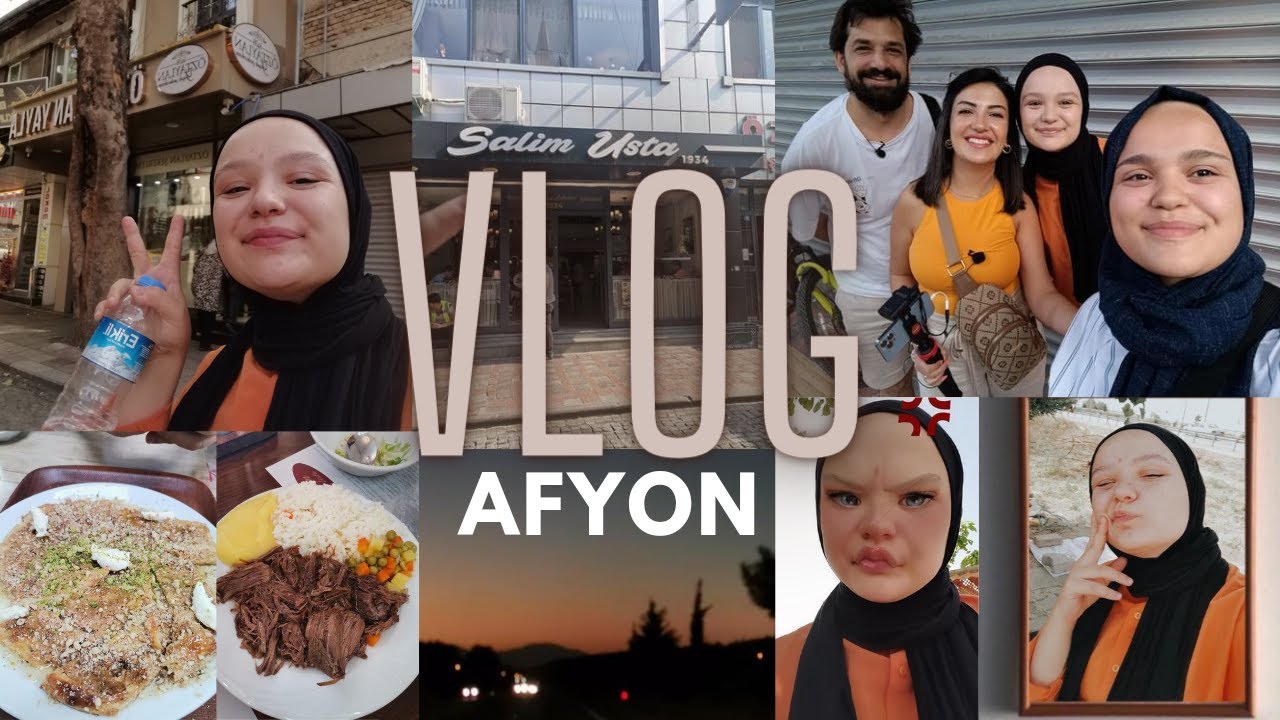 Afyon Vlog/Kardeşimi yurduna götürdük/Nefis yemekler yedik/Uzun yolculuk/Büyük karşılaşma