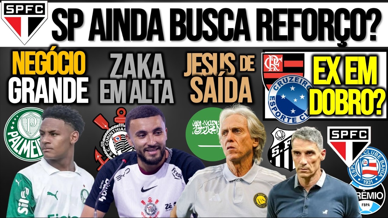 JOIA DO VERDÃO AGITA EUROPA| REFORÇO NO SP? REVIRAVOLTA NO TIMÃO| JJ DE SAÍDA| VOJVODA, LIBERTA E+