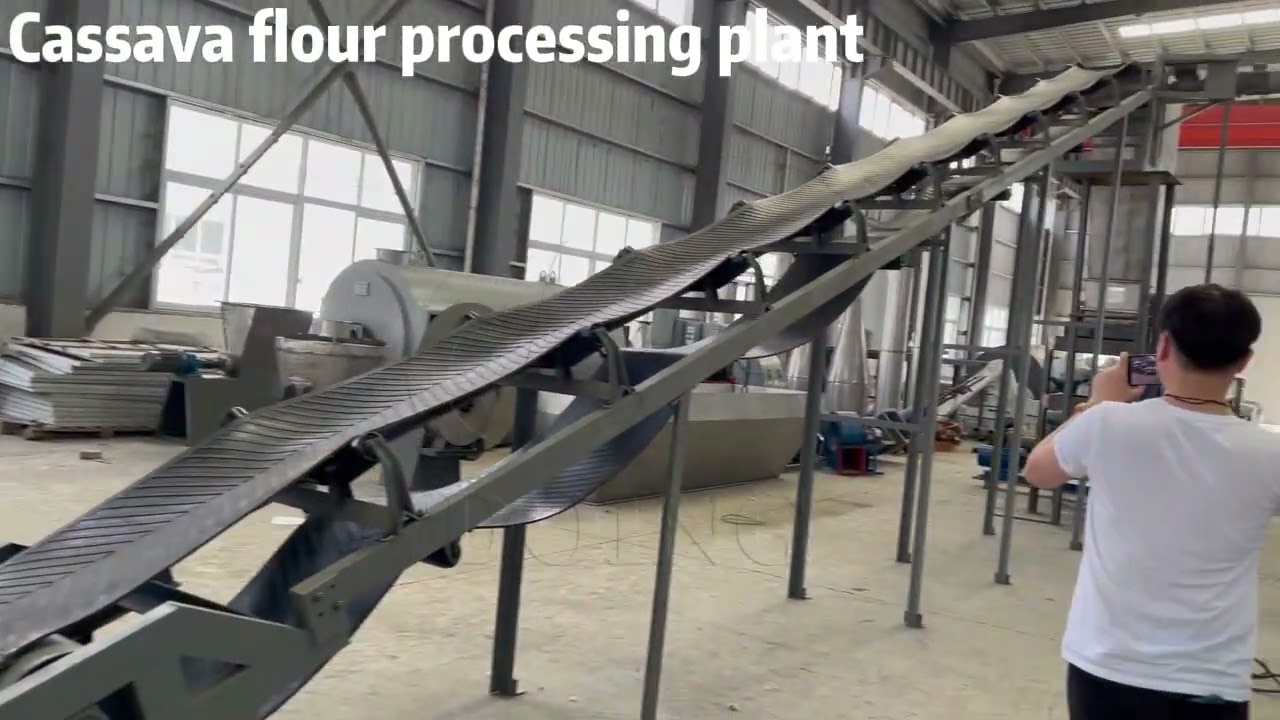 Complete set Cassava flour processing machine tapioca powder milling equipment