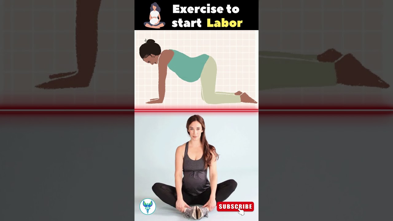 Do this for normal delivery ✅ Best exercises for natural labor | Labor inducing exercises #pregnancy
