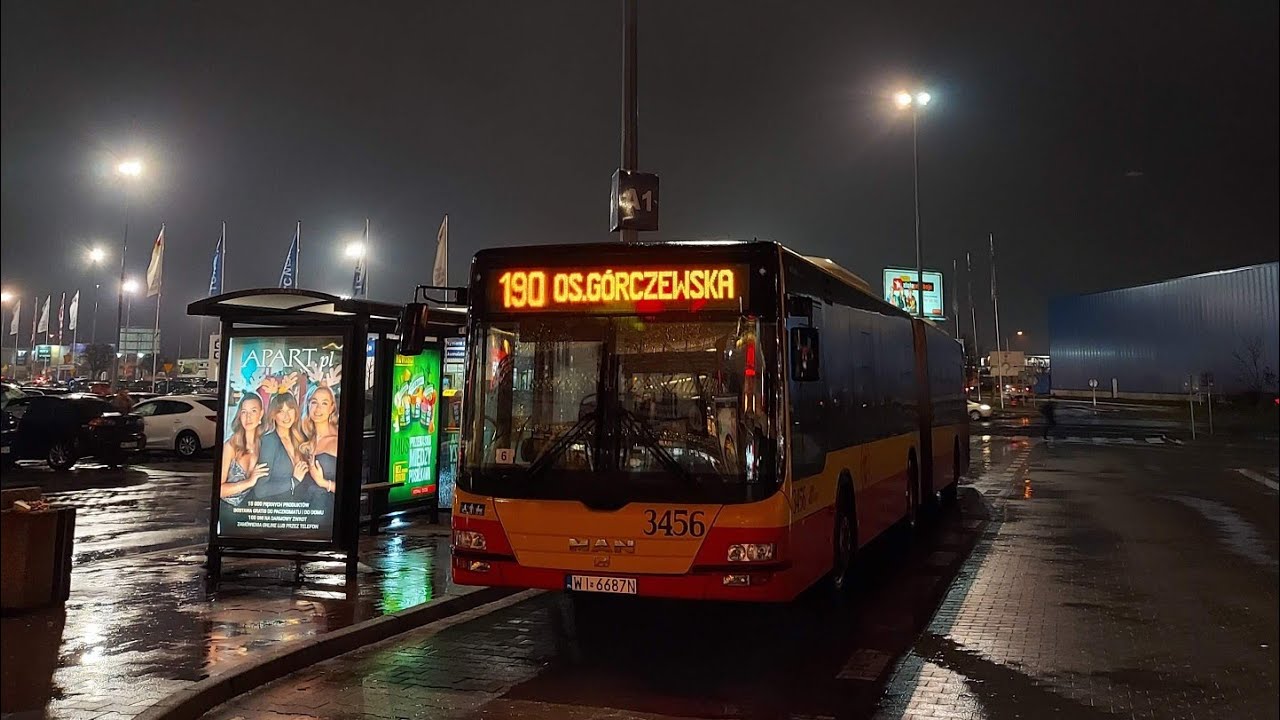 MAN NG363 Lion's City G #3456 [🚍190] MZA Warszawa