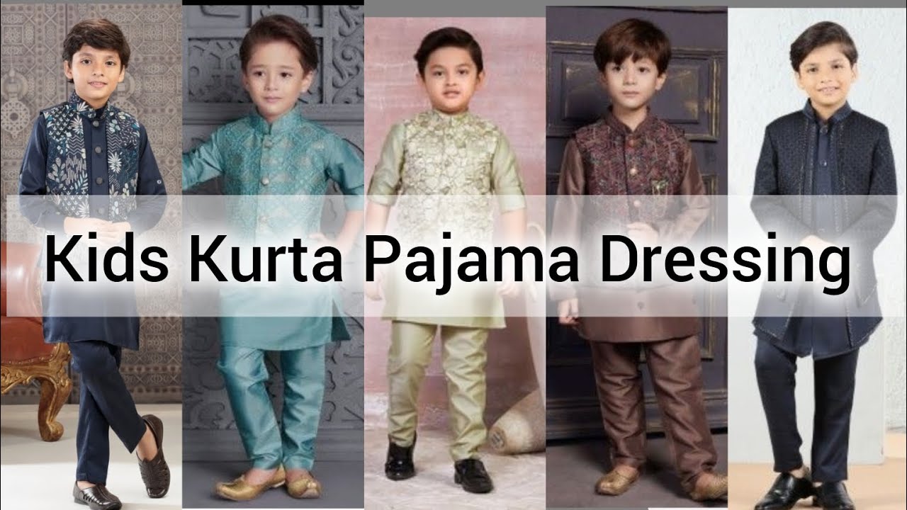 Kurta Pajama Dressing Ideas // kids  Stylish outfit for Wedding & Party