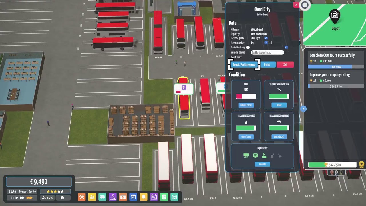 City bus manager