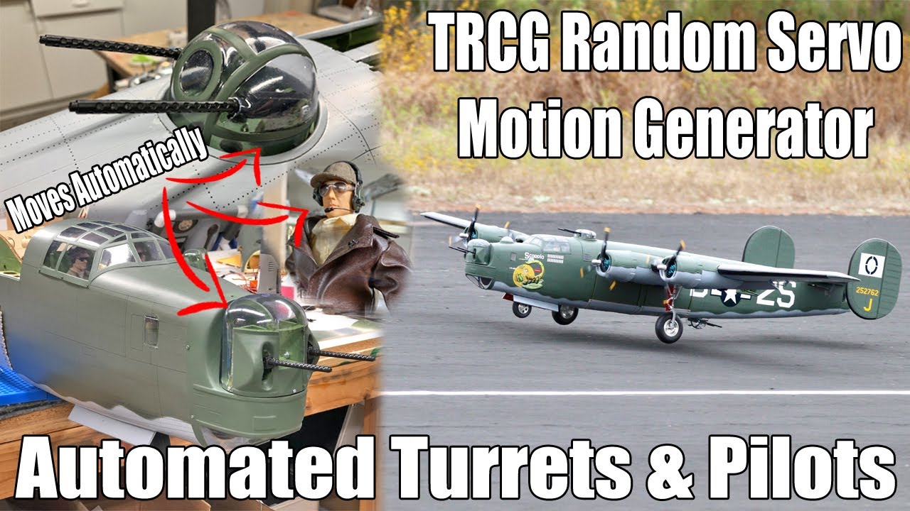 Scale Moving Turrets and Pilots using the Random Servo Motion Generator -- The RC Geek