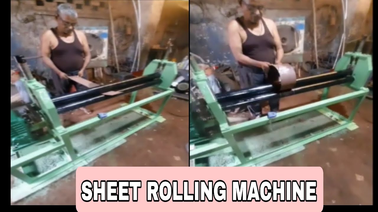 Sheet Rolling Machine | Sheet Bending Roller Machine