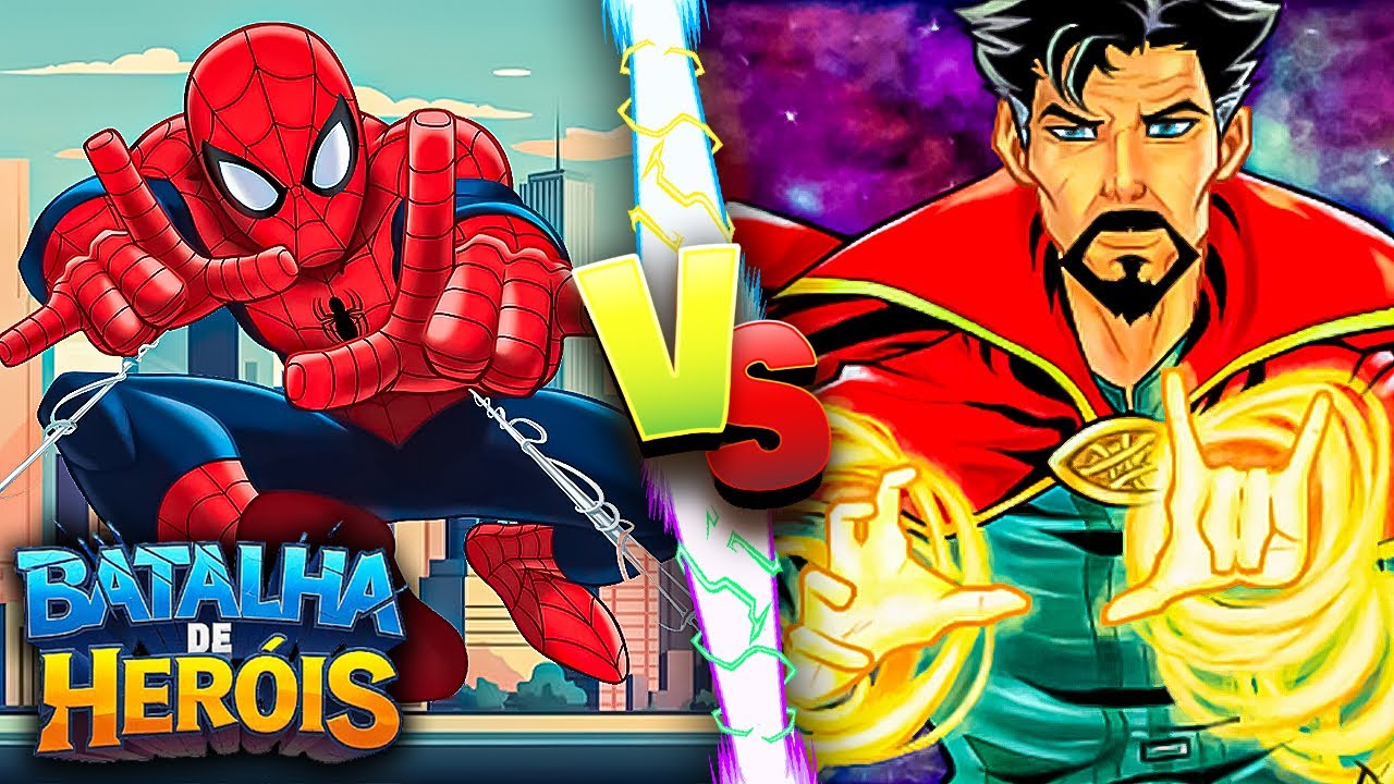 Minecraft BATALHA DE HERÓIS - VOLTAMOS com o MAPA ANTIGO ! SPIDER-MAN vs DOUTOR ESTRANHO !!