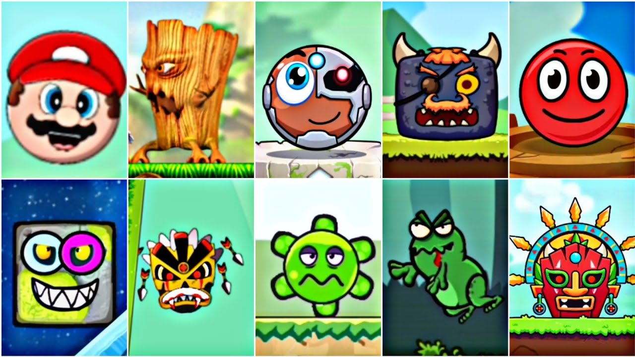 Red Ball Roller Ball - Bossy Ball 5 -  Roller Ball 4 - Incredible Jack - Fight All Bosses