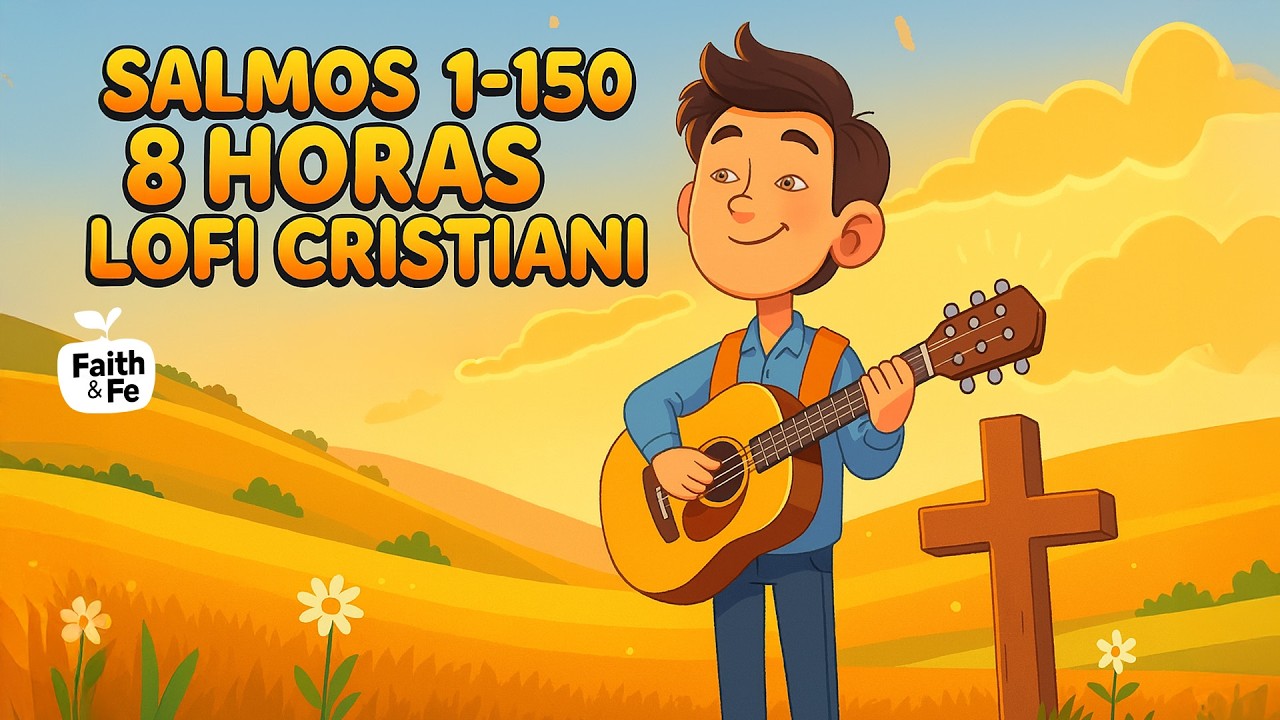 Salmos 1-150| 8 Horas de M&uacute;sica Lofi Country Cristiana|Uplifting Praise Playlist para Orar y Meditar