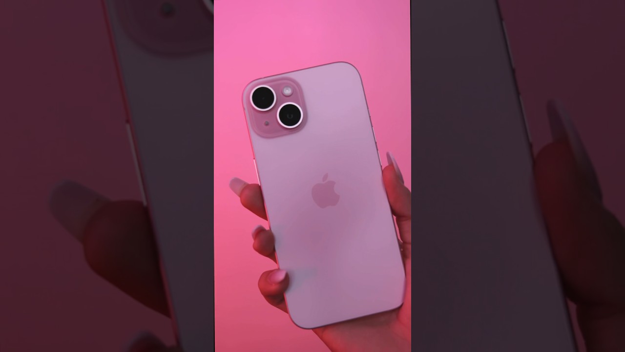 Unboxing the NEW Pink iPhone 15 #apple #iphone15