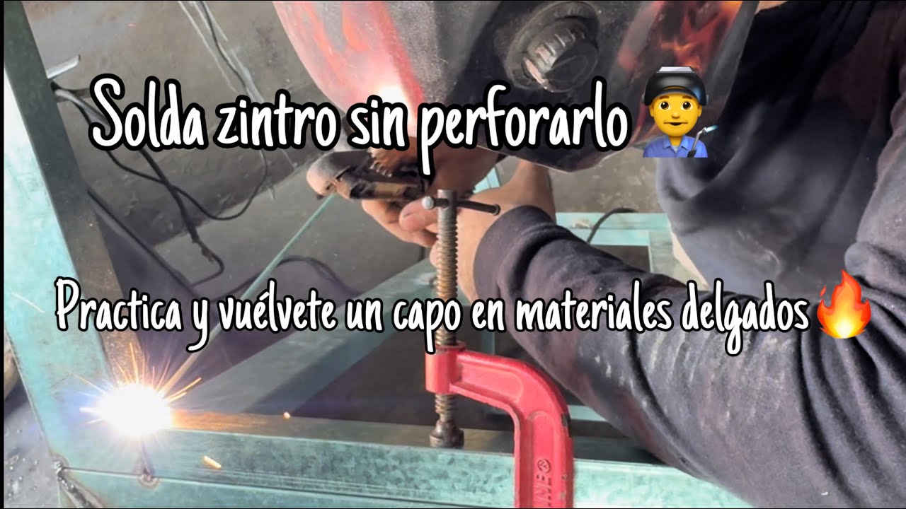 Como soldar zintro calibre 20, practica y vuelvete un capo👨&zwj;🏭
