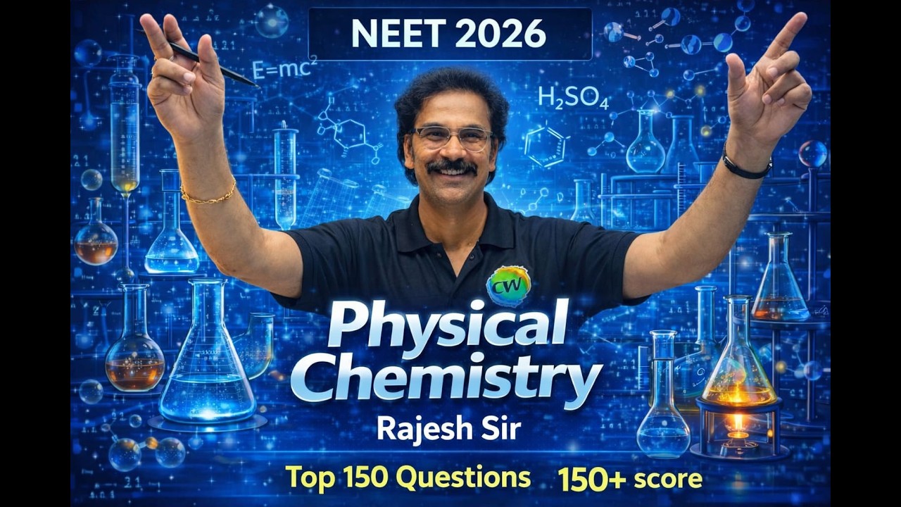 Most Expected Paper Out Questions for Neet 2026 Physical Chem. Q46 To Q 50 By Rajesh Sir