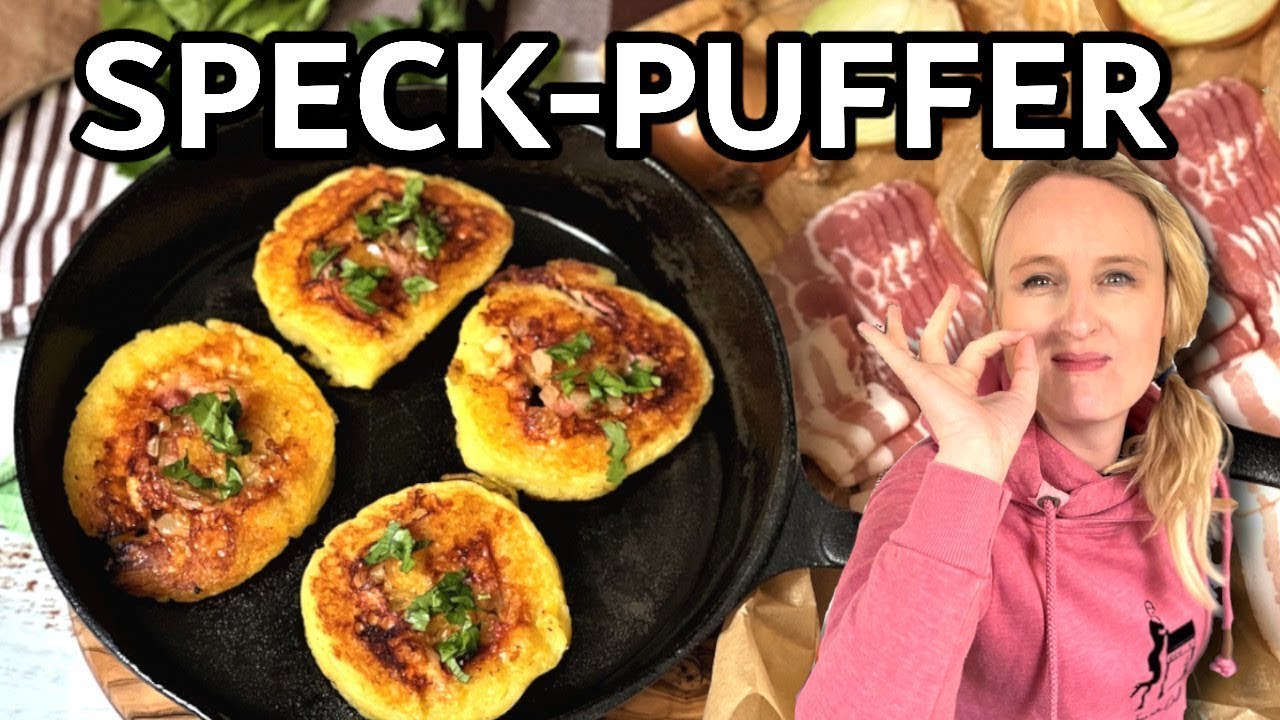 Party Speck Puffer | Kartoffelpuffer herzhaft | Die Frau am Grill