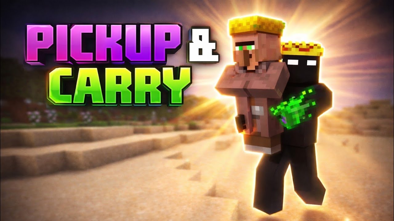 100% working ✅ Pickup And Carry Addon for MCPE/bedrock | Pickup And Carry Addon Minecraft PE 1.21+