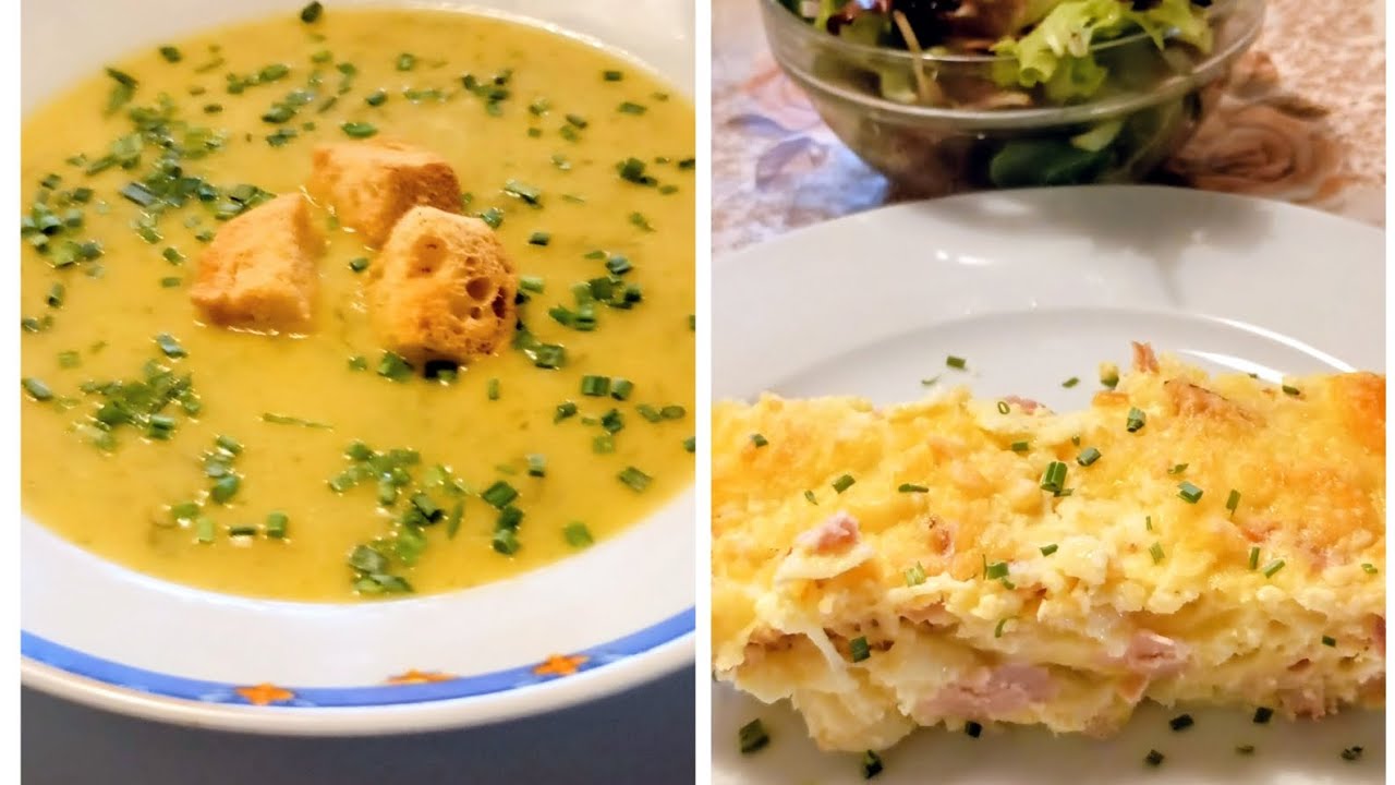 09.02.2026👍MENIU : SUPĂ CREMĂ DE ZUCHINI,PASTE FĂINOASE CU ȘUNCĂ, CAȘCAVAL,OUA, SMÂNTÂNĂ LA CUPTOR 