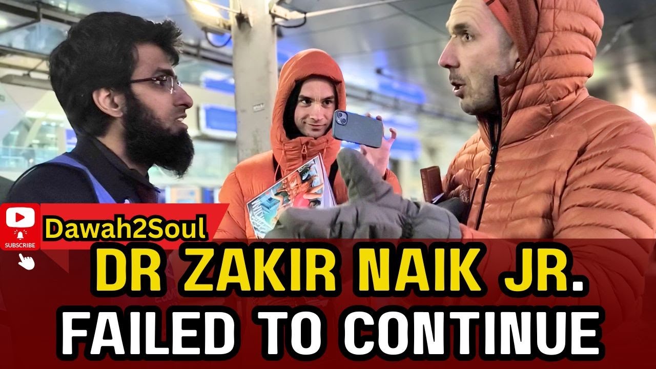 Dr Zakir Naik Jr. Vs Hindu Hare Krishna - London! Stratford Dawah