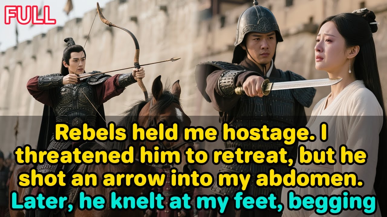 Rebels held me hostage.I threatened my husband to retreat,but he shot an arrow into my abdomen.Later
