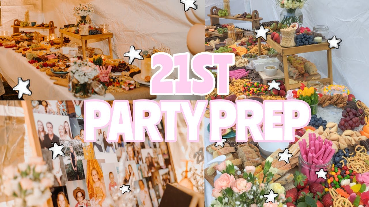 21st birthday party prep vlog! ✮ GRAZING TABLE + GARDEN PARTY!