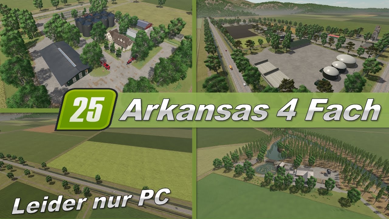 LS25 / FS25 🚜 Mapvorstellung 🌍 Arkansas 4 Fach 🇺🇸 - 4K | PC