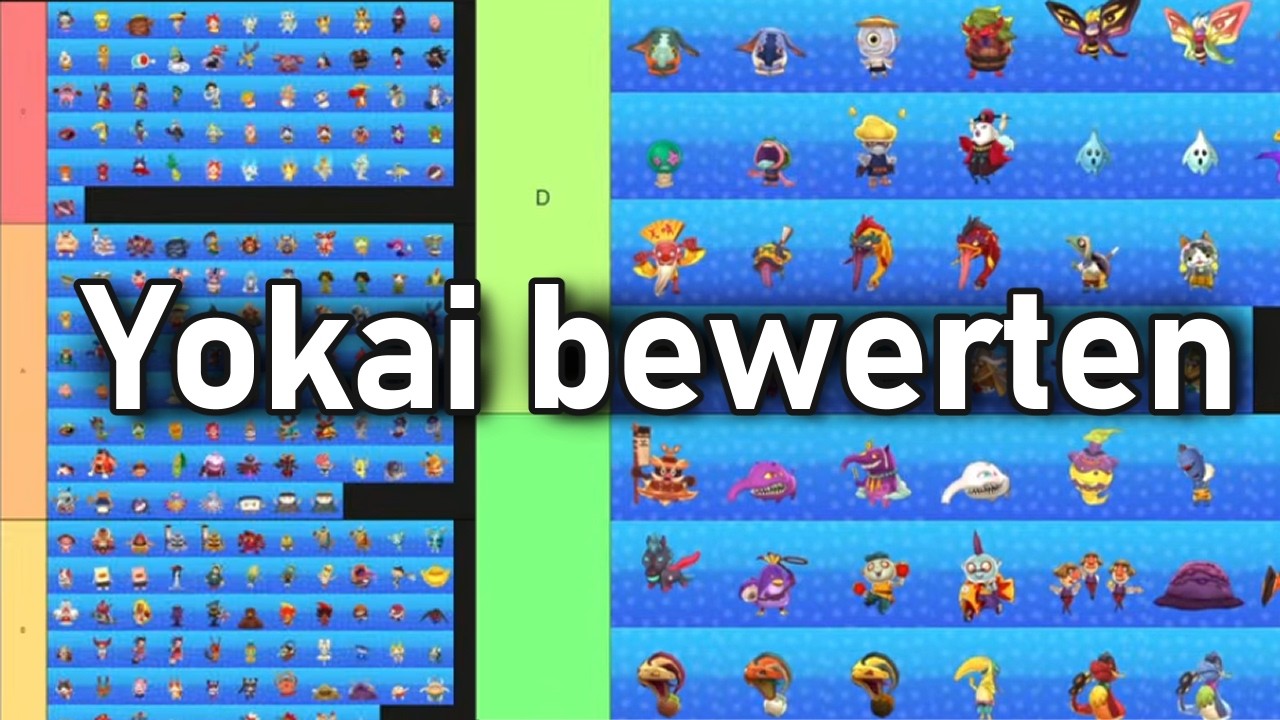 Yo-Kai Tierliste