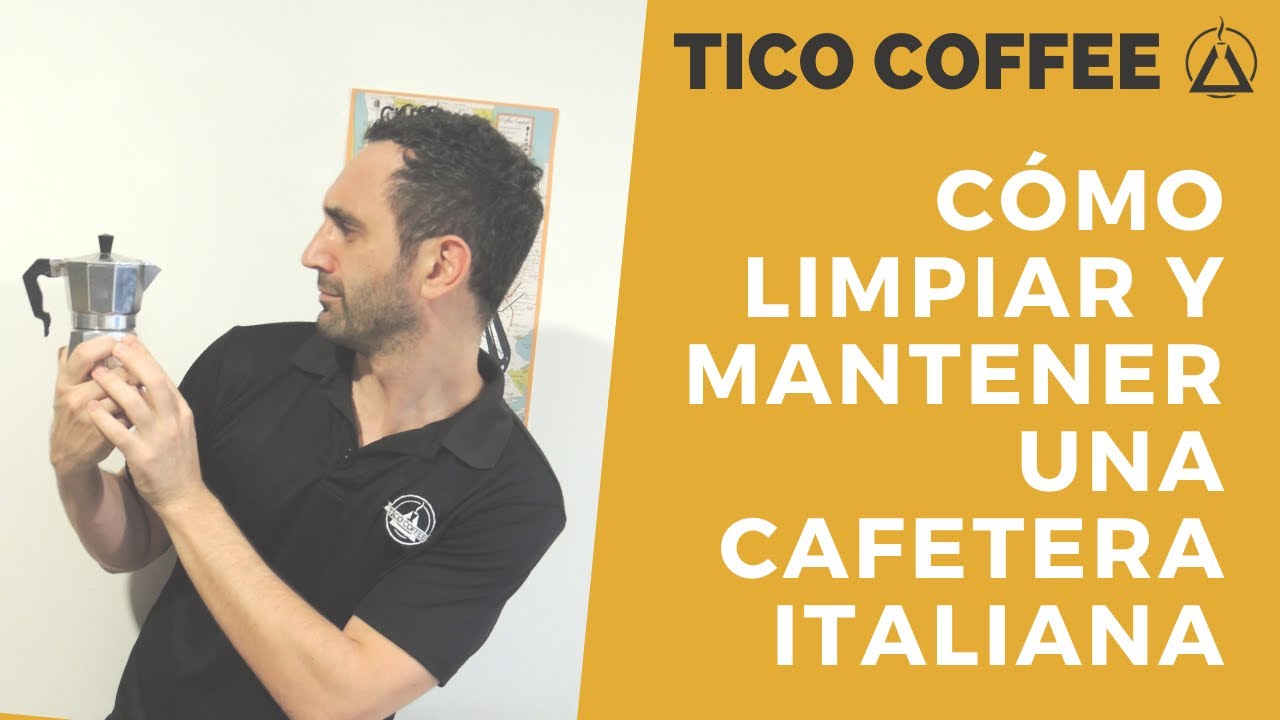 Cómo limpiar una cafetera italiana - recomendaciones