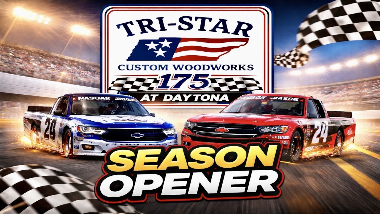 Tri-Star Custom Woodworks 175 @ Daytona | MER Stamm Studio Network Trucks