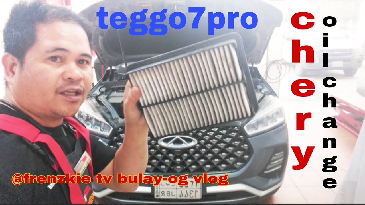 Chery tiggo 7pro model 2021:oil change step by steps.