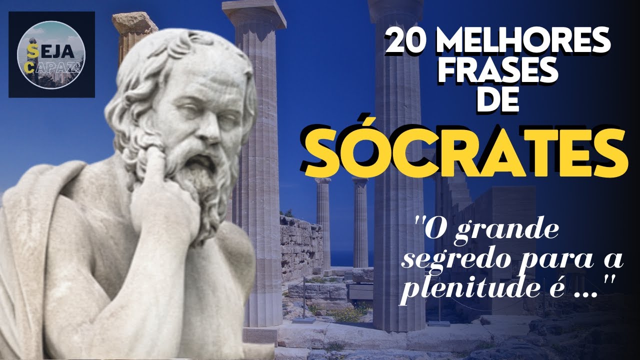 As melhores frases de SÓCRATES [citações de SABEDORIA]