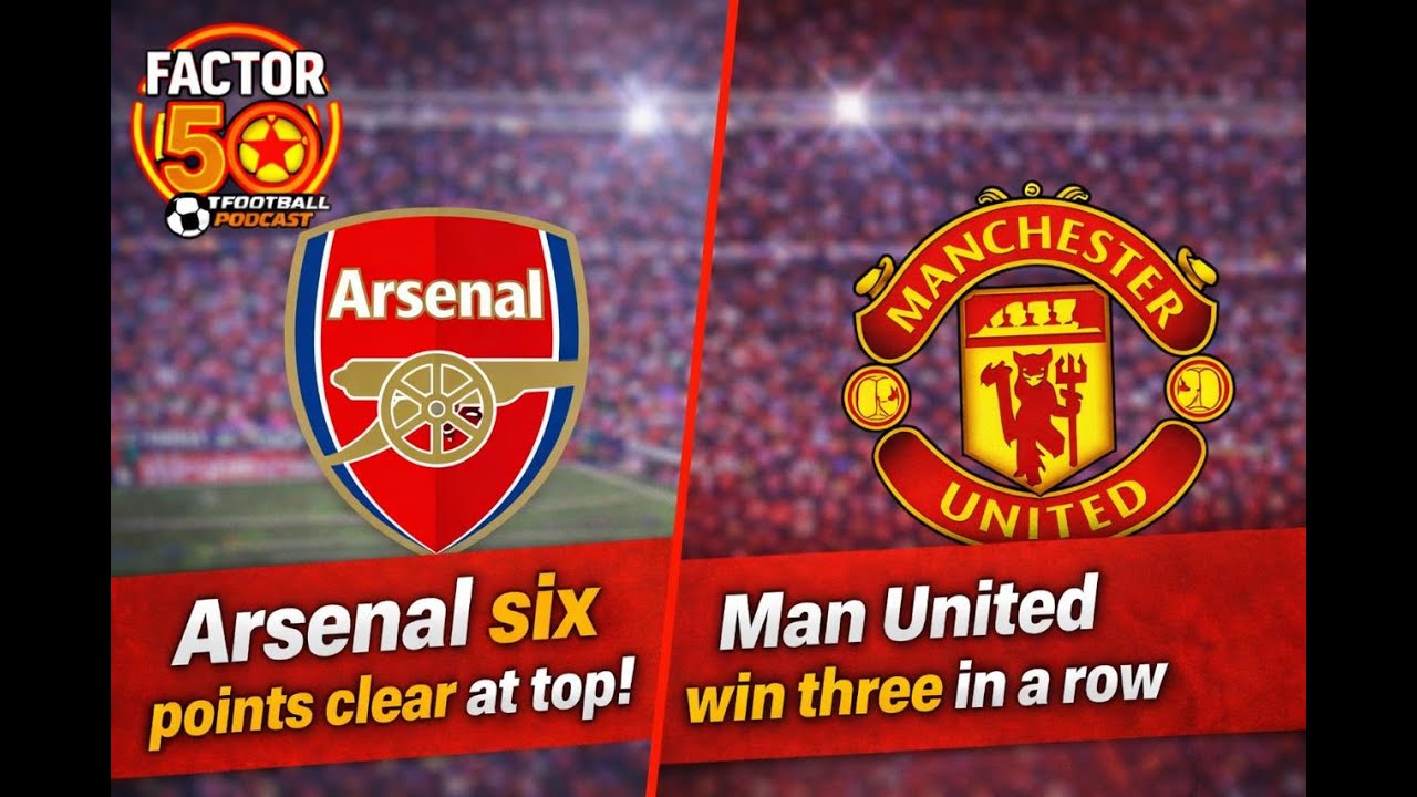Factor 50 Football #17 | Arsenal 6 points clear | United win 3 in a row | Best Jan signing, ever?
