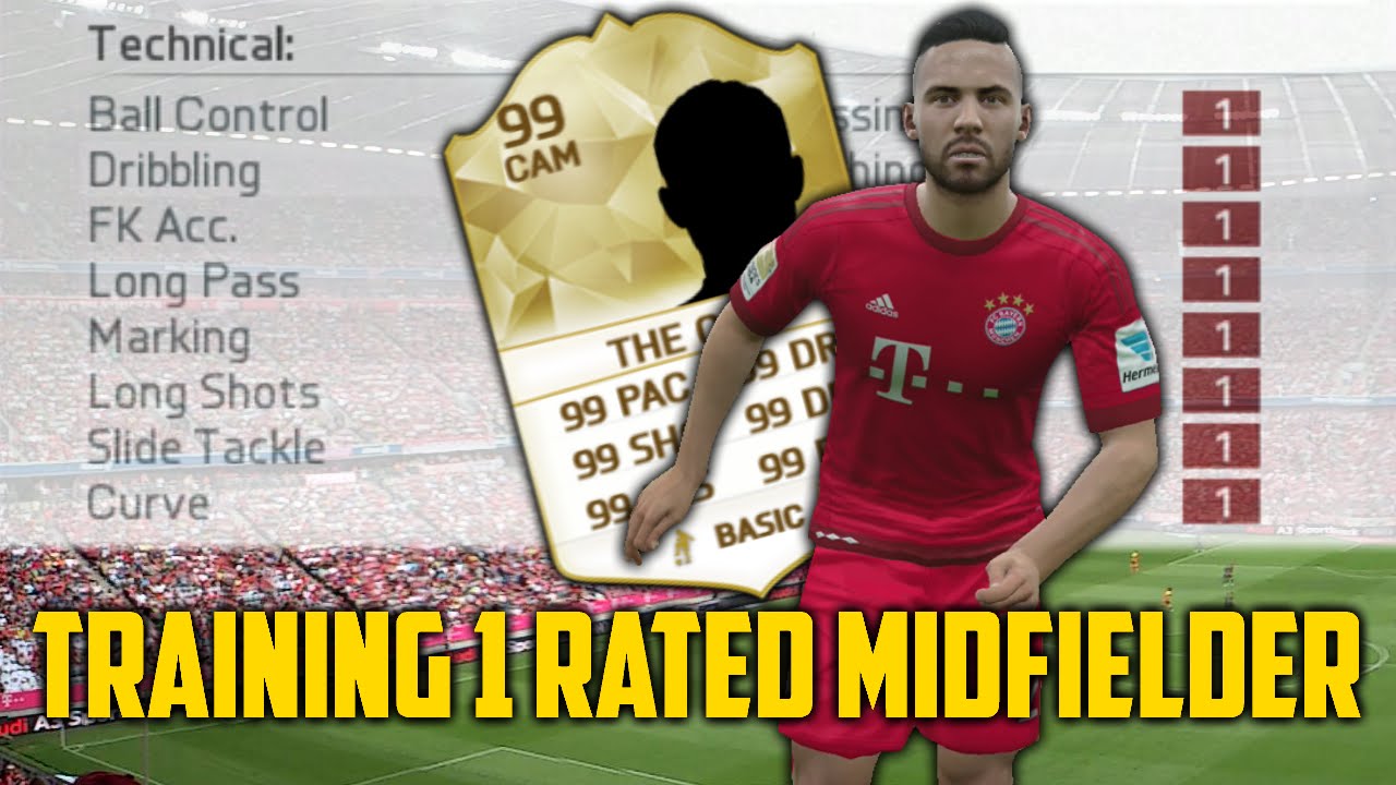 TRAINING 1 RATED MIDFIELDER TO 99 #1 | FIFA 16 PLAYER TRAINING