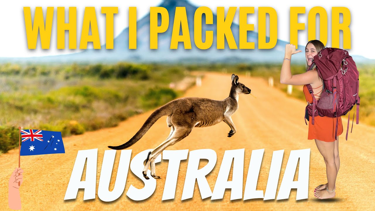 What’s in my BACKPACK for 1 YEAR IN AUSTRALIA // Pack with me 🎒🇦🇺🌏