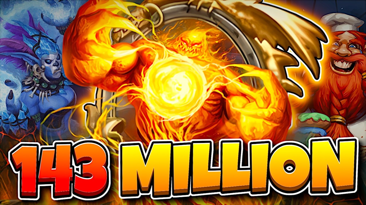 143 MILLION Stats CLEAVE?! (INSANE Game) @JeefHS | Hearthstone Battlegrounds Commentary