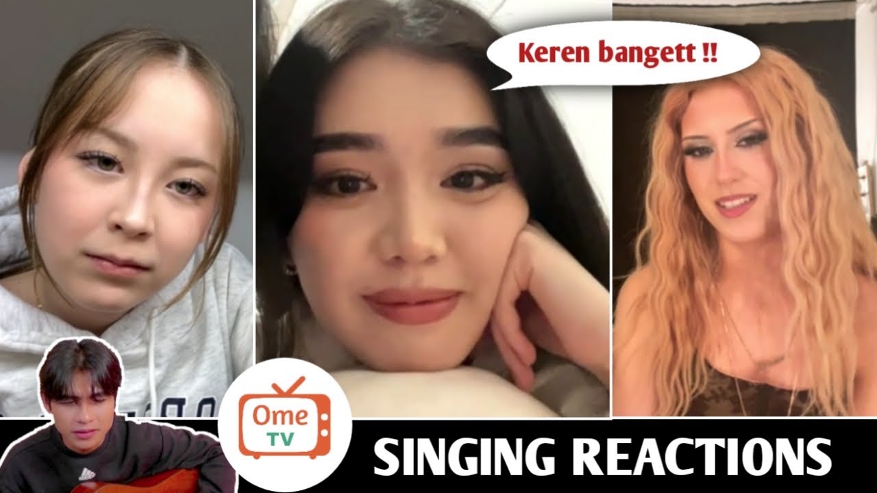 Cewek cewek Luar ini sampai terikat hati di Nyanyiin cowok Indonesia pake bahasa nya !! OmeTV