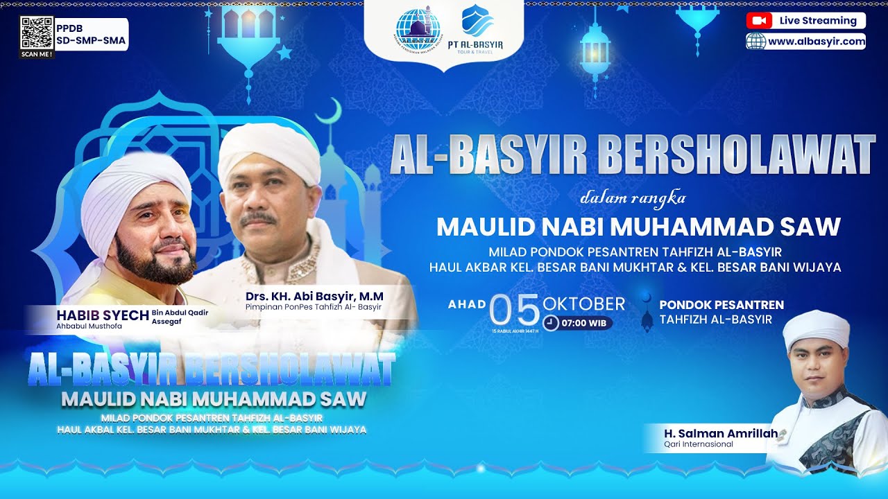 LIVE & DOKUMENTASI AL - BASYIR BERSOLAWAT  BERSAMA HABIB SYECH BIN ABDUL QODIR