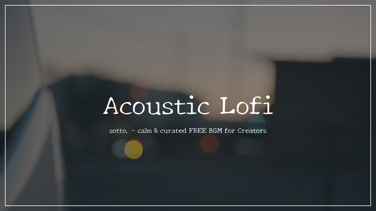 【Hand-played】 twilight | Gentle Acoustic Lofi | 生演奏・作業用・勉強用BGM | Relaxing Acoustic Guitar BGM