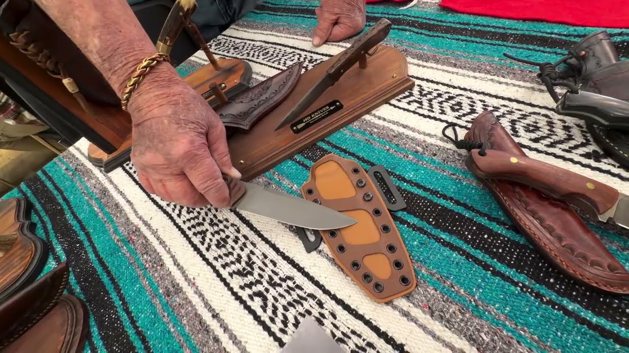 Стенд компании MD Knives на выставке California Knife Expo 2026.