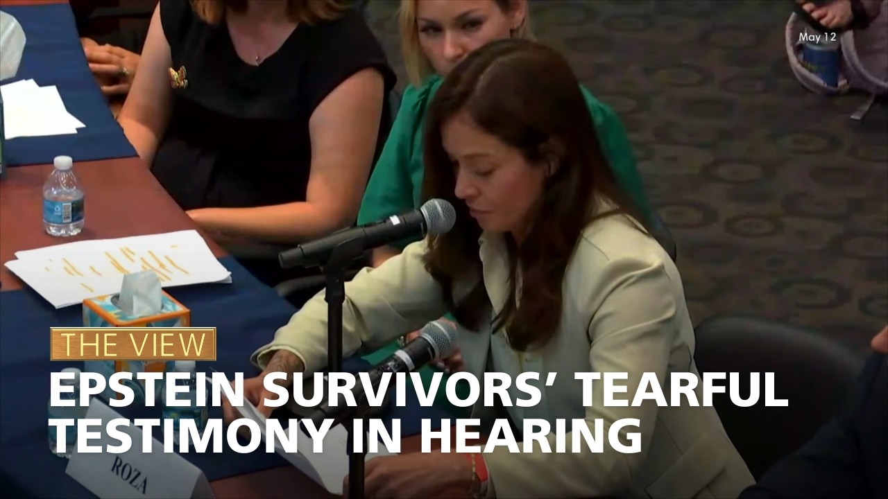 Epstein Survivors&rsquo; Tearful Testimony in Hearing | The View