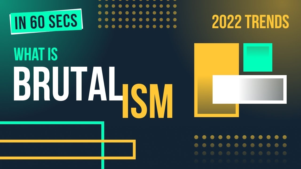 What is Brutalism in Website Design in 60 seconds