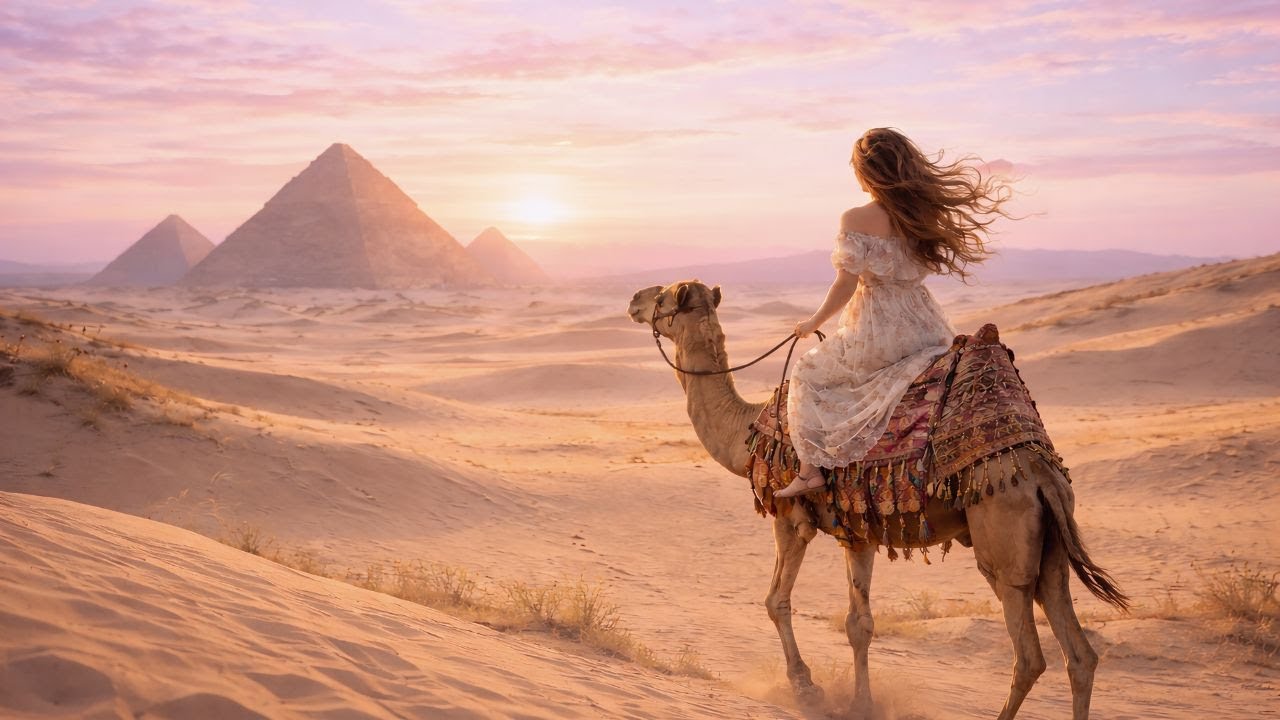 Whispering Desert | Ambient World Fusion Music with Deep Drones & Soft Vocals